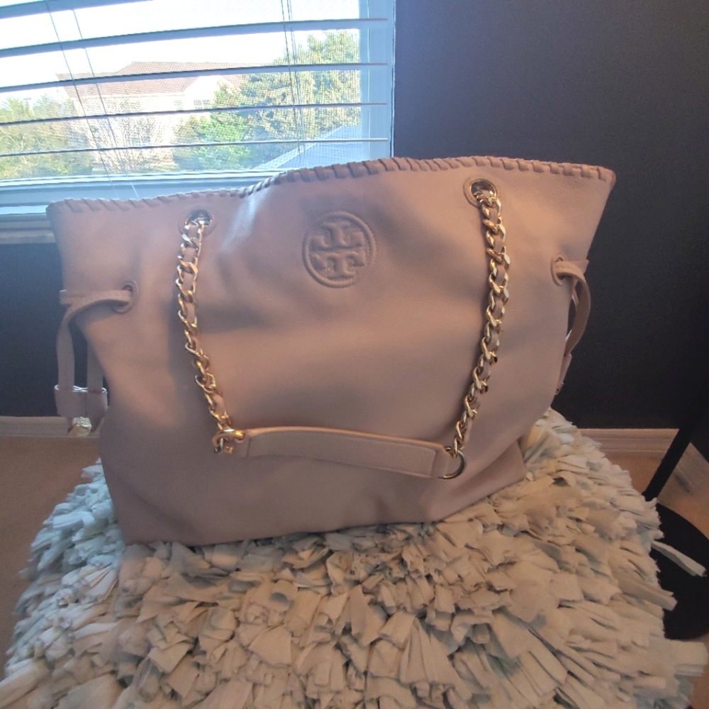 Tory Burch dusty pink purse